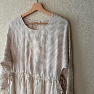 Elegant Cream Midi Dress